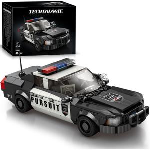 Police Car Toy Building Blocks Kit, Compatible with Lego Cars, Speed Champions Car Building Set Toys, Gift for Adults, Teens and Kids (404 PCS)