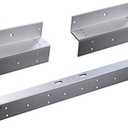 UHPPOTE "Z" & "L" Bracket for Inward Double Door 600lb Force Electric Magnetic Lock
