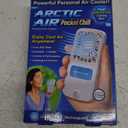 Arctic Air Portable Fan, Pocket Chill Handheld Mini Fan, Rechargeable Personal Air Cooler with Hydro-Chill Technology, 3 Speeds & Built-in-Kickstand, Cordless for Travel, Indoor or Outdoor Use