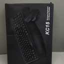 Wireless Keyboard and Mouse Combo, Ergonomic Wave Keys, Cushioned Plam Rest, Comfortable Silent Natural Typing, 2.4G Lag-Free, Full Size Keyboards Cordless Set for Multi-OS, Windows/Mac -SABLUTE