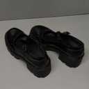 DREAM PAIRS Women's Mary Janes Shoes Platform Dress Low Heel Chunky Pumps Round Toe Ankle Strap Pumps Shoes Oxfords Esther,Size 9,Black,SDPU2346