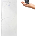 Sleeping Bag Liner for Warm Weather Seasons with Carry Bag - Protable,Lightweight and Skin-Friendly Sleeping Bag for Camping,Hiking and Backpacking.