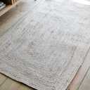CLASSIC RECTANGULAR JUTE RUG 90X150CM