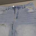 IWD Jean Shorts for Women High Waisted Stretchy Casual Denim Shorts Ripped Frayed Hem Summer Trendy Jorts (Large, A_light Blue)