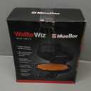 Mueller Heart 5 Waffle Maker, Waffle Iron, Adjustable Browning Control & Nonstick, Cool Touch Handle, Easy to Clean, Small Kitchen Appliances
