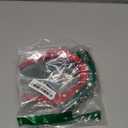 2Pcs Christmas Headbands for Women, Solid Color Rhinestones Holiday Knot Hair Hoops, Festive Pearl Hair Accessory Gift(Red&Green)