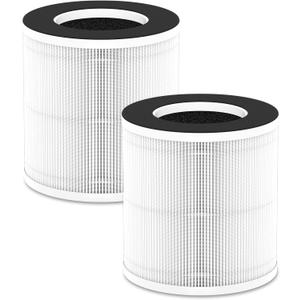 B-D02L M05 Air Filter Replacement for MOOKA, for KOIOS B-D02L Air Puri-Fier, for VEWIOR B-D02U Air Puri-Fier, and for Tailulu D10 Air Purifi-er, 3-in-1 H13 HEPA Air Puri-Fier Replacement Filter (White)