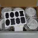 HOXHA 6 Pack Glass Regular Mouth Mason Jars, 8 oz Clear Glass Jars with Lids for Sealing, Canning Jars for Food Storage, Overnight Oats, Dry Food, Snacks, Candies, Jam, Honey