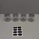 GUEQUITLEX Glass Mason Jars With Lids Genuine Preserve Jar 8oz, Canning Jars for Food Storage, Dry Food, Snacks, Candies, DIY Projects 8 Pack