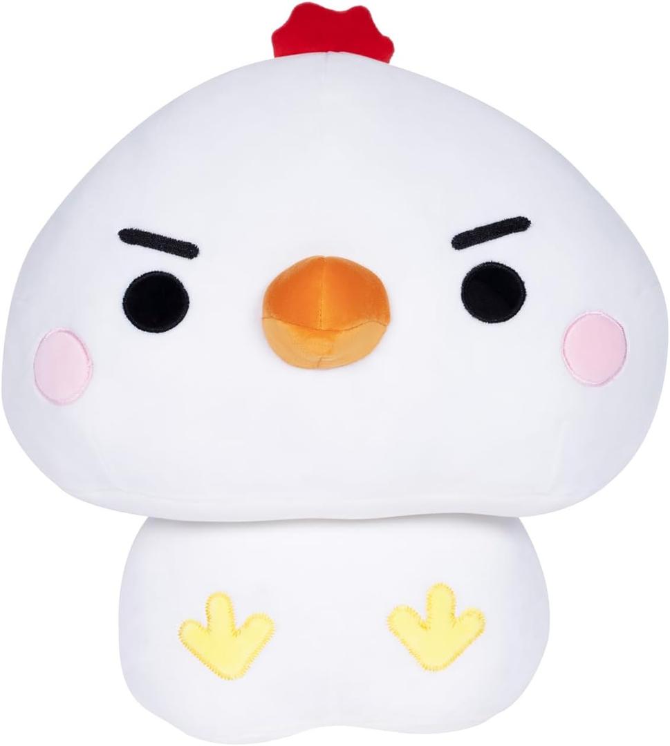 Adora Mushimals Groucho Grumpy Chicken | 14.5" Emotional Learning Plush | Machine Washable Soft Stuffed Animal Toy for Kids & Toddlers | Encourages Emotional Intelligence, Ages 1+