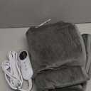 Heating Pad for Neck and Shoulders and Back, 2.7lb Weighted Electric Heat Pads for Back Pain, Large Heated Wrap, Fast Heating, Birthday Gifts for Women Men Mom Dad, 6 Heat Settings 4 Auto-Off, 22"x37" (Dark Gray)