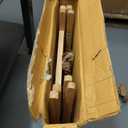 Winsome Alex Set of 2 Foldable Snack Tables, for Living Room, 26", Natural