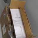 USumkky 24.5" Handcrafted Ceramic Table Lamp with 5FT Cord, Single Farmhouse Vintage Rustic Bedside Lighting for Living Room Bedroom Entryway Linen Shade Nightstand End Table Decor (Bulb Not Included), Purple-grey