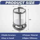 Funmit W10872845 Dishwasher Pump Filter Cup Replacement for Whirlpool Kenmore Amana Kitcheniad Dishwasher Replaces 8579307 AP6030094 W10056425 W10056426 (2025 Update)