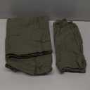 MIULEE Decorative Linen Euro Sham Pillow Covers 22x22 Inch Dark Olive Green Boho Farmhouse Neutral Spring Couch Throw Pillows for Bed Pack of 2 Accent Modern Pillowcase Sofa Livingroom Home Decor