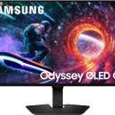Samsung 27 Odyssey OLED G5 (G50SF) QHD & QD-OLED Gaming Monitor, 180Hz Refresh Rate, 0.03ms (GtG) Response Time, NVIDIA G-Sync Compatible, AMD FreeSync, LS27FG500SNXZA