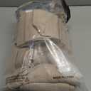 Neutral Pinch Pleated 96 Inch Curtains 2 Panels Set for Windows Flax Linen Textured Drapes Pinch Pleat Back Tab Privacy Light Filtering Greige Curtain Drape with Hooks Rings for Living Room Bedroom (Grey Beige)