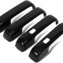 cciyu Black ABS Door Handle Cover Exterior Decoration for 2017-2022 for Ford for F-250/For F-350 Super Duty,2017-2022 for Ford F-450/For F-550 Super Duty, Door Handle Cover Car Accessories(4PCS)