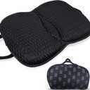 Portable 3D Breathable Seat Cushion  Foldable, Soft & Lightweight for Airplane Travel Stadium Cushion