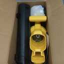 PULITUO 3 in 1 Electric Leaf Blower Vacuum Mulcher with Bag, 530CFM & 170MPH Leaf Vacuum Corded Blowers for Lawn Care, 15:1 Powerful Leaf Mulcher with Shoulder Strap (Yellow)