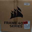 CORSAIR 4000D RS Frame Modular High Airflow Mid-Tower PC Case 3X RS Fans InfiniRail Mounting System Fits Multiple 360mm Radiators Reverse Connector Motherboard Compatible Black