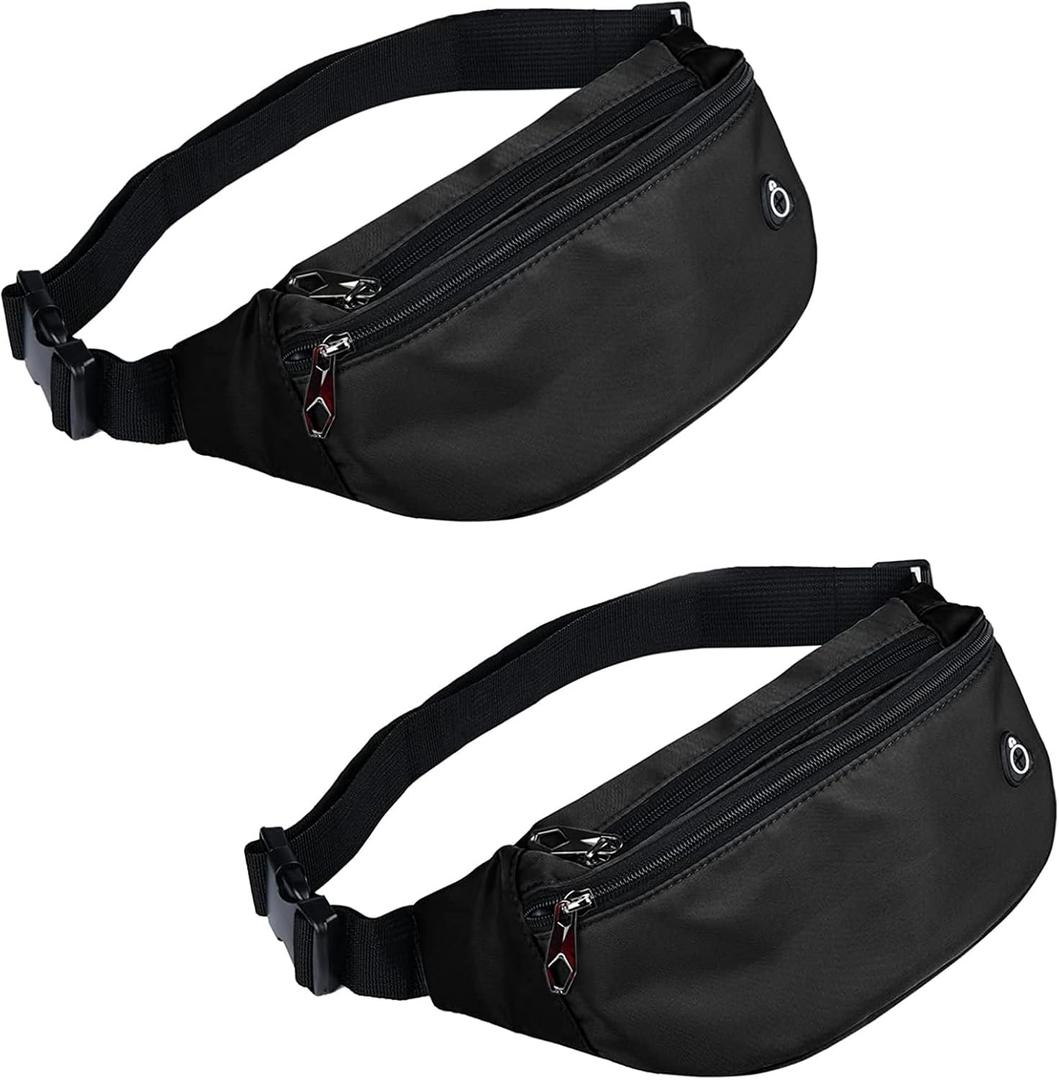 Fanny Pack for Men Women, Waterproof Sports Waist Bag Pack, Belt Bag for Travel Hiking Running