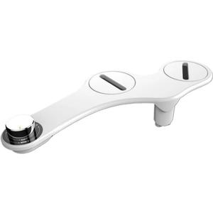 Bidet Wash Cold Water Dual Nozzles - Non-Electric Mechanical Bidet Toilet Attachment Fresh Water Spray Bidet(1-2)