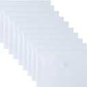 5.5 x 8.5 Clear Plastic Envelopes Cutting Dies Stencil Crafts Paper File Index Cards Holder 10 Pack Hook Loop Closure