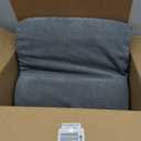 DUMOS Dog Stairs Ramp for Small Dogs and Cats, 5-Step Curved Pet Dog Steps with High-Density Foam for Puppy and Older Cats, Indoor Non-Slip Pet Ladder Ramp Stairs for Couch, High Beds, Sofa, Car, Grey (Round-22.83"H)