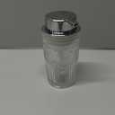 Glass Foaming Soap Dispenser - Foam Hand Soap Dispenser Bathroom, 10 OZ Clear Refillable Liquid Dispenser for Kitchen Dish Dispenser Foam Pump Silver