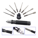 ShareGoo 8 in 1 Screwdriver Set Kit - Hex Nut Key Socket Repair Tool for RC Helicopter, Airplane, Drone, Car - H1.5, 2.0, 2.5, 3.0mm Hex, 4.0, 5.5mm Spanner Box, 0#, 1# Slot Screw Driver