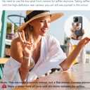 2 x Magnetic Selfie Mirror for Back Camera, Compatible with Magsafe Case & All Phones, Convex Cell Phone Mirror for Selfie & Vlogging & Streaming, Compatible with iPhone 16 15 14 13 12 Pro Max Plus White