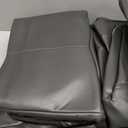 GXARTS Driver and Passenger Side Bottom & Top Lean Back Leather Seat Cover & Foam Cushion & Armrest Dark Gray #692/69i Fit for Chevy Silverado Avalanche Tahoe Suburban GMC Sierra Yukon XL 2003-2006
