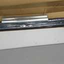 Ivilon Drapery Treatment Window Curtain Rod - Square Design 1 1/8 Rod. 120 to 240 Inch - Black