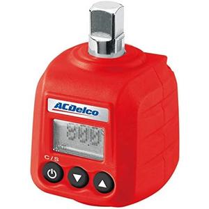 ACDelco 3/8” & 1/2" Heavy Duty Digital Torque Adapters with Buzzer and LED Flash Notification – ISO 6789 Standards with Certificate of Calibration (3/8” (5.9 to 59 ft-lbs.))