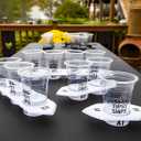 Tipsy Ships Battle Pong Party Game - 22 Plastic Cups, 8 Ship Trays, 3 Ping Pong Balls Included. Battle on Any Table! (Tipsy Ships Battle Set (with Cups))