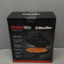 Mueller Heart 5 Waffle Maker, Waffle Iron, Adjustable Browning Control & Nonstick, Cool Touch Handle, Easy to Clean, Small Kitchen Appliances