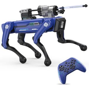 Smart Robot Dog - Interactive STEM Toys with Voice & Remote Control, 30+ Lifelike Actions, Programmable Play, 25m Range, Durable & Safe - Best Gift for Kids 6-12