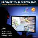 Power Practical LED Lights for TV in Living Room or Bedroom, Luminoodle Backlight, USB Powered Strips w/Remote for 15 Ambient Color Bias Lighting Options & 10 Brightness Modes, Size (41"-59" TV)