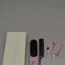 Glow Wave Heated Brush for Short Hair, 3 Heat Settings & LED Screen & USB Rechargeable, Anti Scald Design, Lightweight Portable, for Hairs Styling Travel, Home