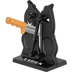 Edge Manual Knife Sharpener, Self-Adjusting Pull-Through Tungsten Carbide for Fast Edge Repair, Kitchen & EDC Knives, Bavarian Edge & Brod and Taylor Style