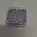 100PCS Natural Stone Beads 8mm Purple Agate Round Loose Beads Crystal Energy Stone Healing Power for Bracelet Jewelry Making DIY Crafts (8MM, 100PCS Purple Agate)