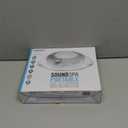 Homedics SoundSleep White Noise Sound Machine, Silver, Small Travel Size with 6 Relaxing Nature Sounds, Portable Therapy for Home, Office, Nursery, Auto-Off Timer