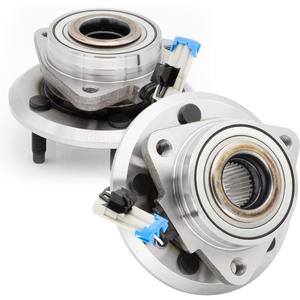 Pair of 513276 Front Wheel Hub Bearing Assembly Compatible with 2012-2015 Chevy Captiva Sport, 2007-2009 Chevy Equinox/Suzuki XL-7/Pontiac Torrent, 2008-2010 Saturn Vue