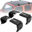 Roof Rack Mounting Brackets Compatible with Wrangler JL JK 2007-2024, Gladiator JT, Cherokee XJ 1984-2001, Heavy Duty Steel, 4Pcs
