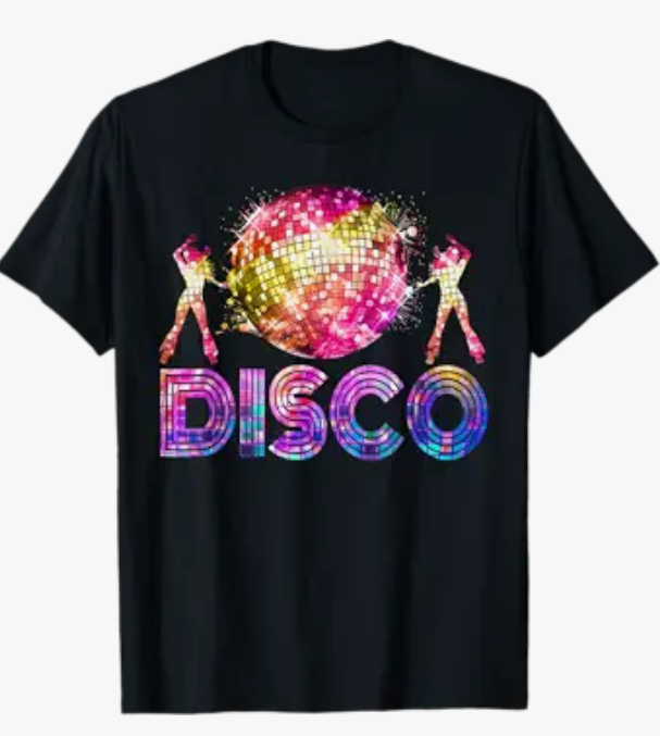 Disco Funny 70s Vintage Retro Theme Dancing Queen 70's Women TShirt XL