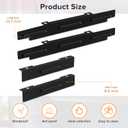 Wind Guards for Blackstone 22 Inch Griddle, Magnetic Stainless Steel Wind Screen for Blackstone Grill, Griddle Accessories for Blackstone 22" Protect Flame Hold Heat (22inch-Black)