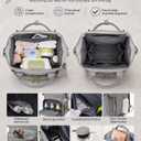 houscly 25L Diaper Bag Backpack with Changing Station, Large Capacity