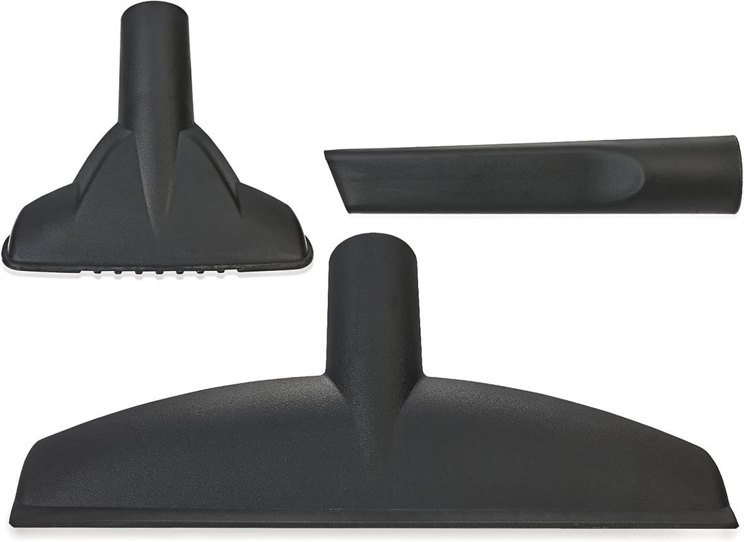 Shop-Vac 3-PC Nozzle Kit, 1-1/4 Inch Diameter for Wet/Dry Use, Includes Gulper, Crevice and Floor Tool