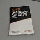 Doctor's Select 2 Pairs Copper Calf Compression Sleeve - Leg Compression Sleeves for Women & Men, Shin Splint Relief